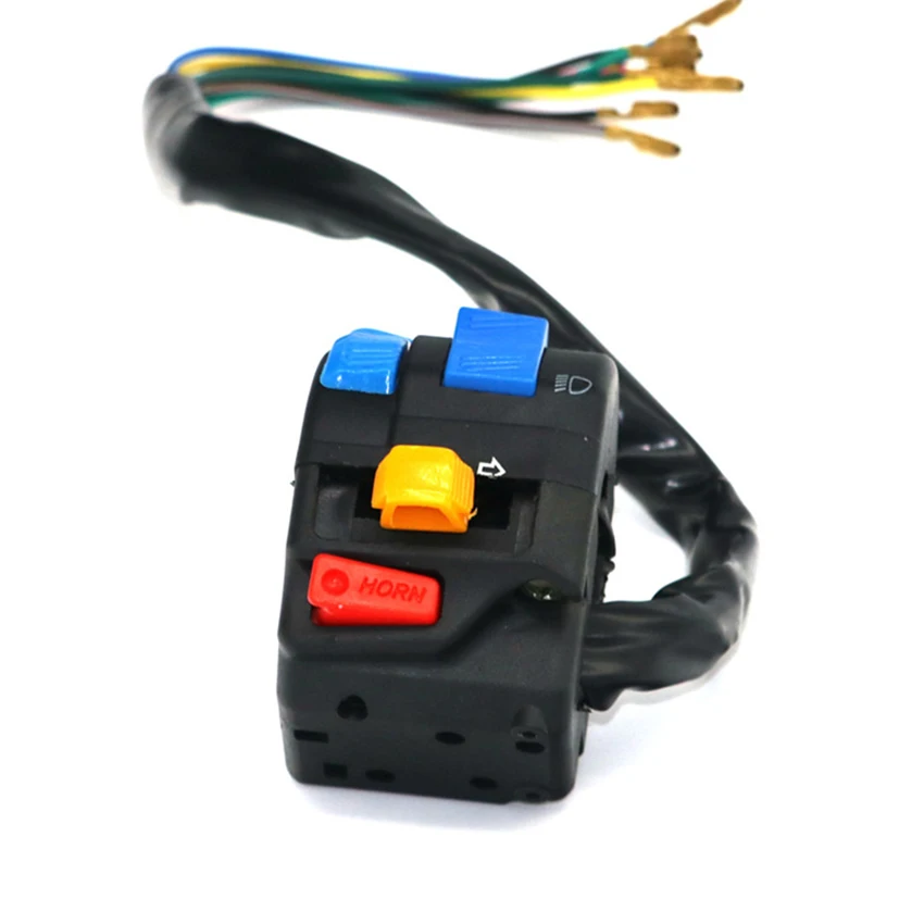 

ATV Motorbike Handlebar Switch Motorcycle Horn Turn Signal Warning Light Switches Handlebar Headlight Control Switches