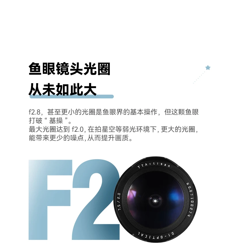 TTArtisan 7 5 мм F2 APS-C Рыбий глаз объектив Ручной фокус для FUJI X/SONY E/Canon M EOS R/Nikon Z/Leica/SIGMA L