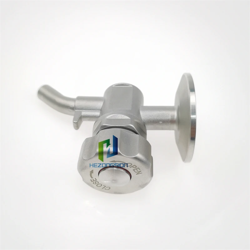 Санитарный клапан для образцов из нержавеющей стали SS316L 1 5 дюйма с тройным