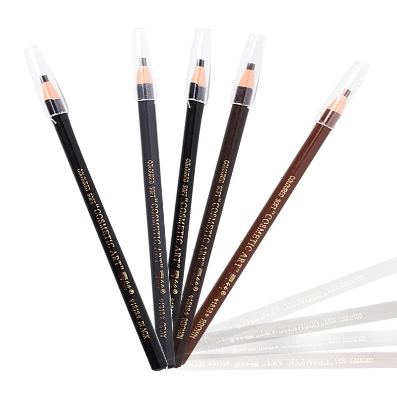 Карандаш для бровей Microblading 2 шт. Перманентный макияж тату ручка микроблейдинг