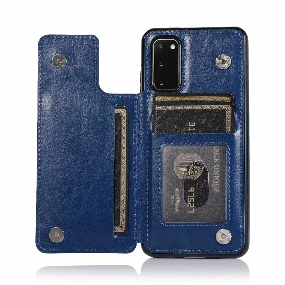 Чехол для телефона Samsung Galaxy S10E S9 S10 S20 Ultra Plus Note 9 8 роскошный винтажный кожаный