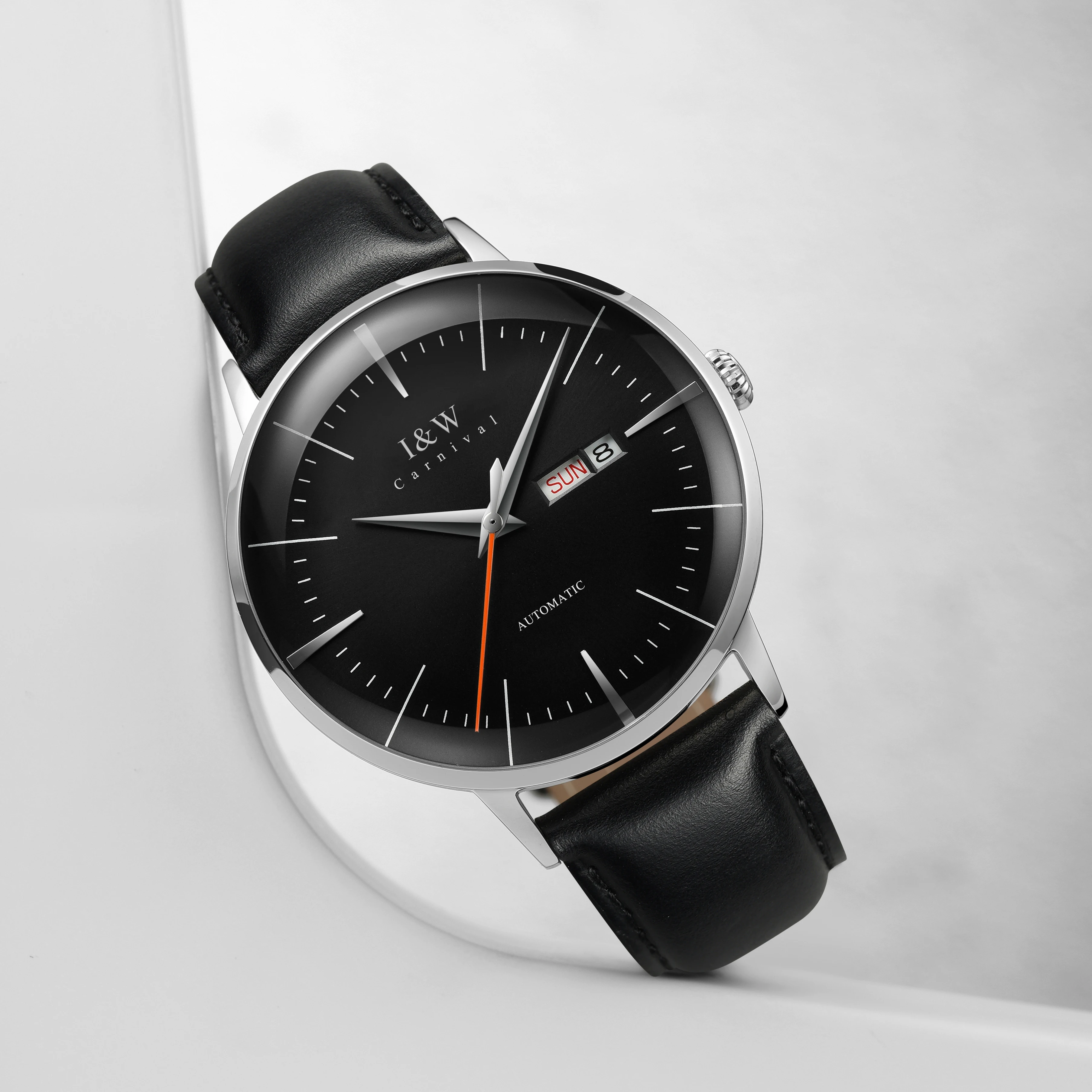 Оригинальные швейцарские часы I & W MIYOTA Мужские автоматические механические с