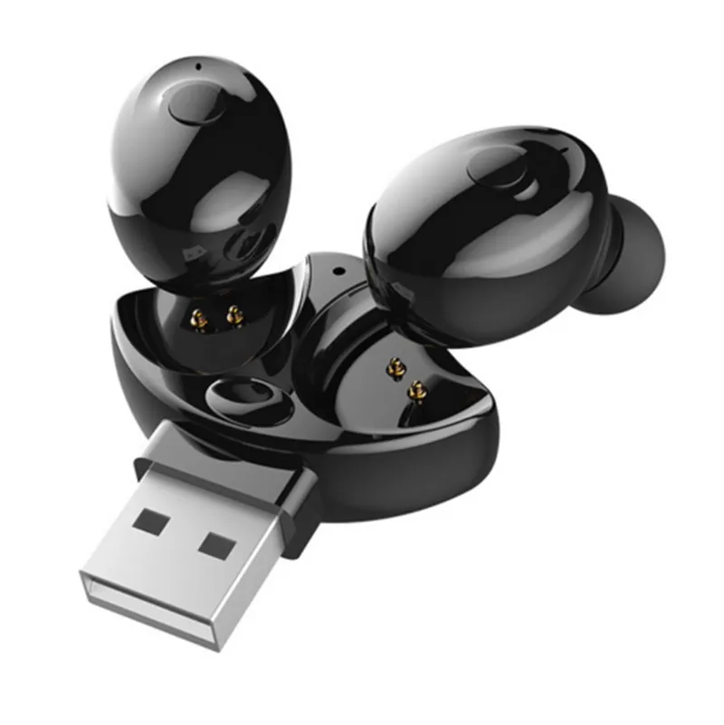 Горячие беспроводные наушники TWS Mini True Bluetooth 5,0 стерео наушники бас-вкладыши гарнитура - Цвет: Twins Ears Neutral