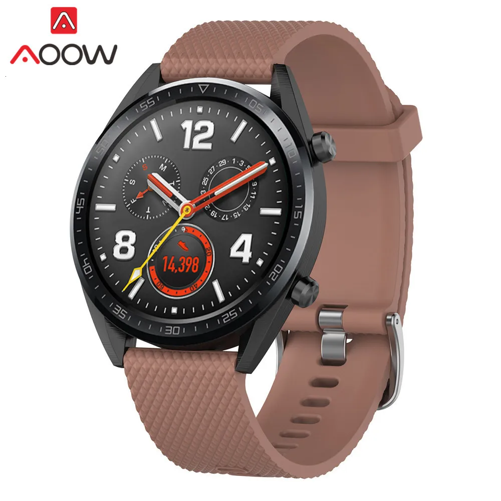 20 мм 22 мм силиконовый ремешок для huawei GT honor watch Magic galaxy watch 42 мм 46 мм active huami amazfit pace ремешок Bip ремешок для часов