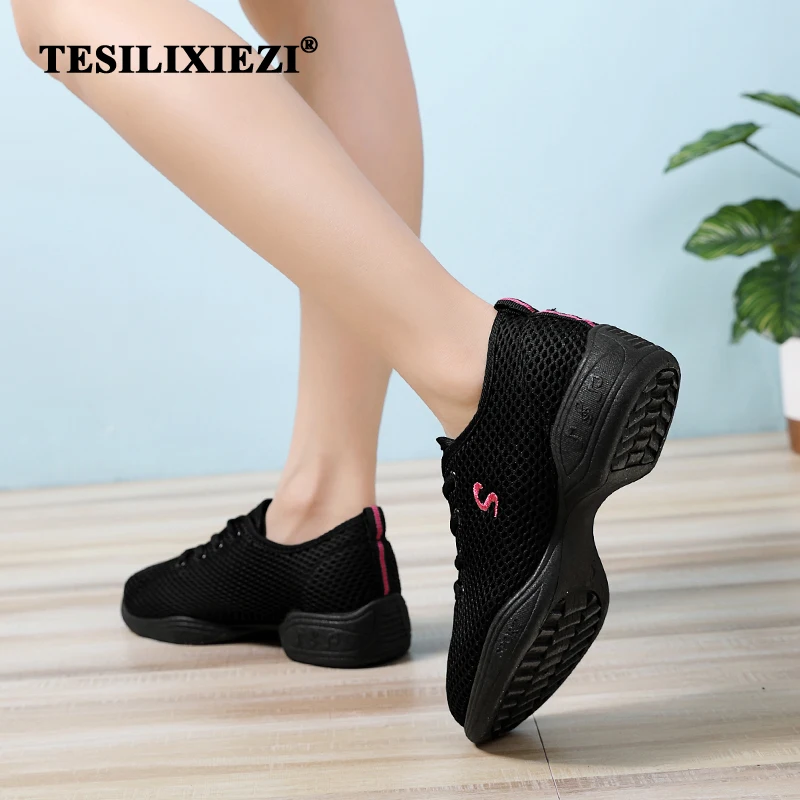 Легкие кроссовки для фитнеса Обувь занятий танцами Амортизирующая обувь
