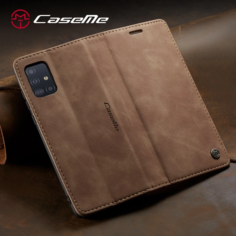 Для Coque Samsung Galaxy A52 A72 чехол A51 A71 Ретро Кожаный чехол-портмоне с откидной крышкой