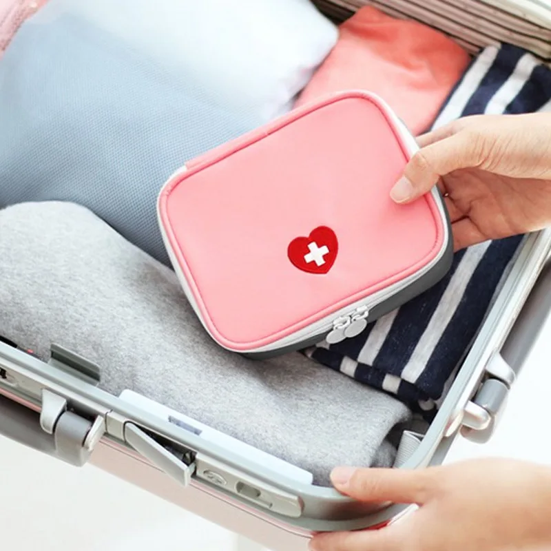 

Empty Large First Aid Kit Bag Emergency Medical Box Portable Travel Outdoor Camping Survival Medical Bag Home/Car 13*10*4cm