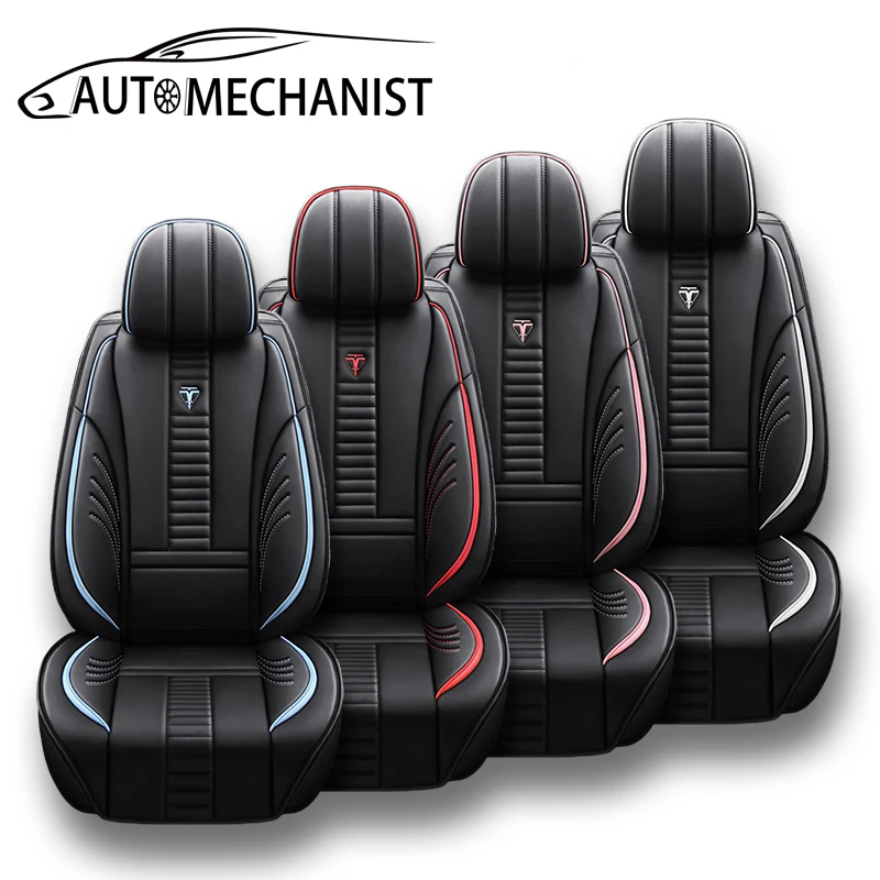 

Высококачественный чехол на сиденье автомобиля, коврики из искусственной кожи для автомобильных сидений, аксессуары для салона автомобиля...