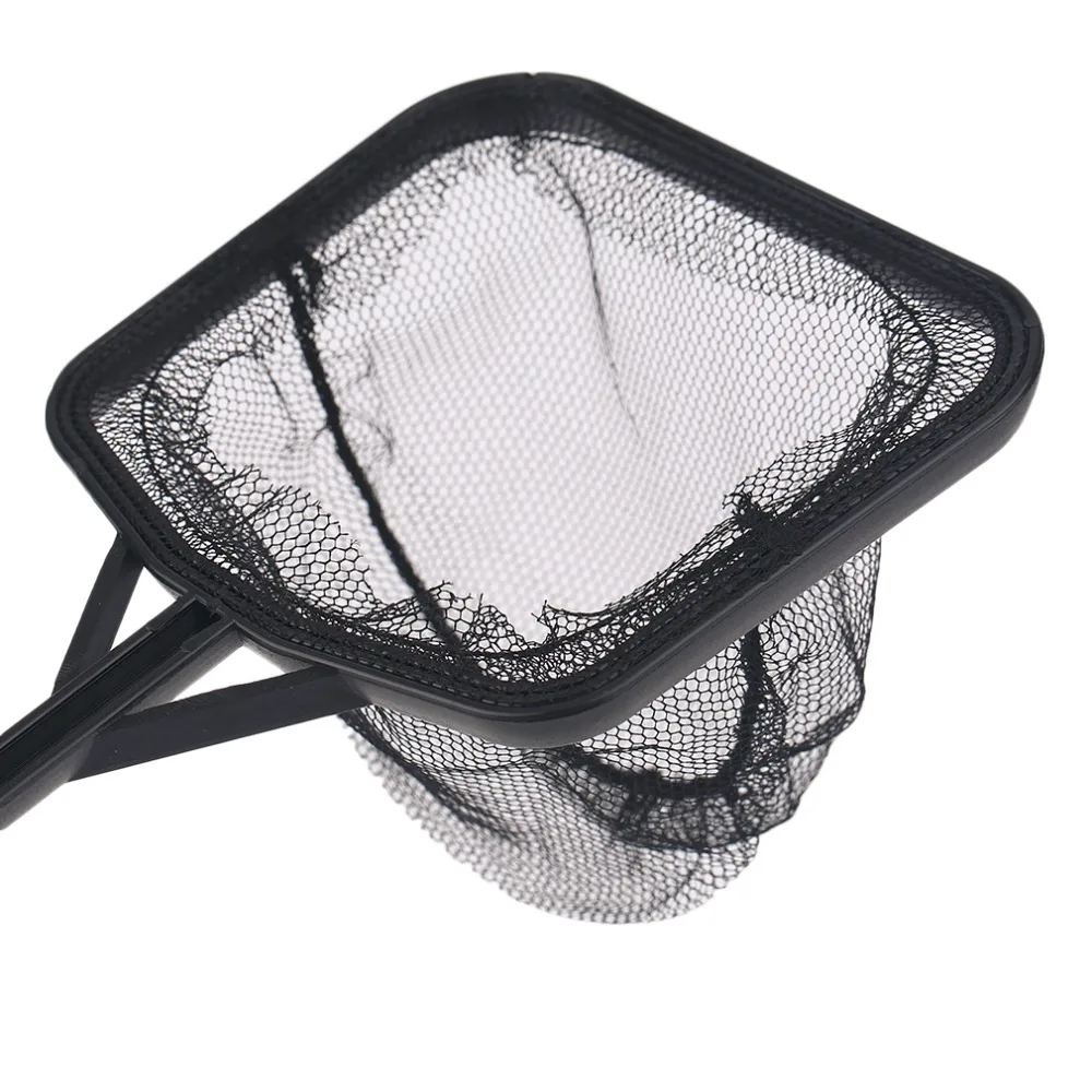 

35/41/56cm Useful Portable Long Handle Square Aquarium Fish Tank Fishing Net Landing Net For Various Kinds Of Fish