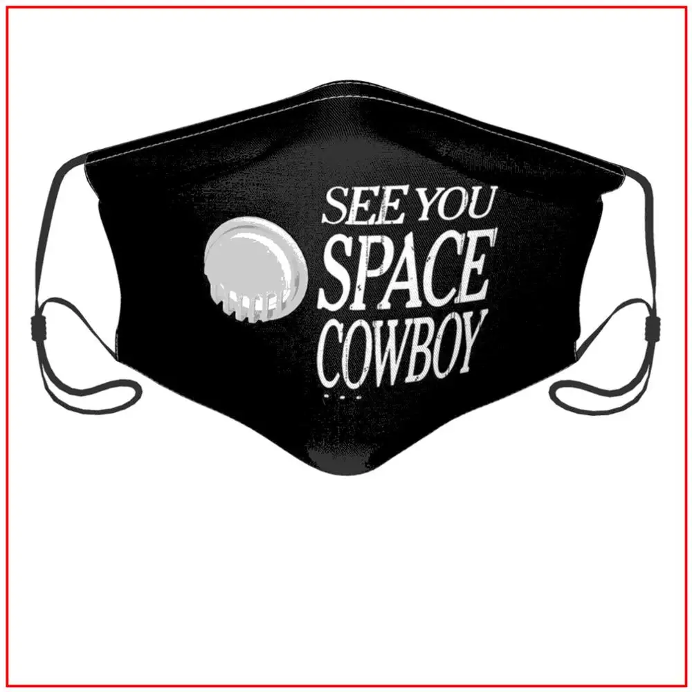 

See You Space Cowboy Kids Men Women Face Mask Motorcycle Anime Adjustable Breathing Snorkel Designs Masks for Germ Protection