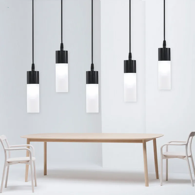 Современный минимализм G9 светодиодный подвесной светильник скандинавский