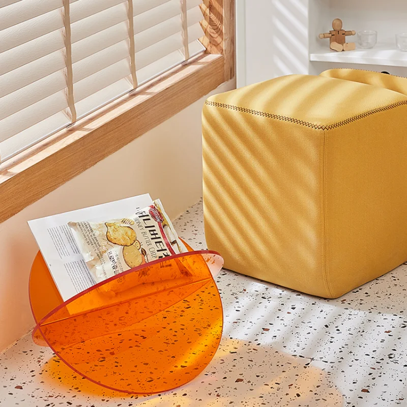 

Nordic Style Bookshelf Acrylic Display Rack Multifunction Magazine Display Sundry Storage Tabletop Living Room Storage Bookcase