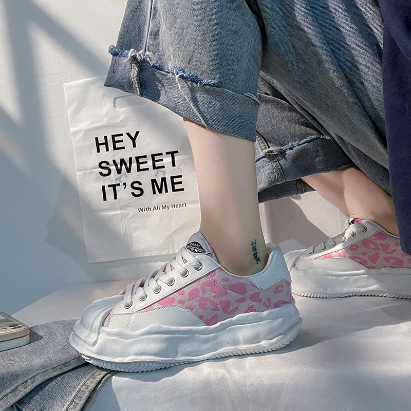 

Sneakers Women Platform Shoes Designer Shell Toe Ladies Vulcanized Shoes Female Fashion Brand Chunky Sneakers Women Basket Femme