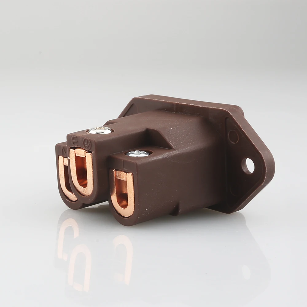 VIBORG VI06CC чистая красная медь Без припоя Hi End IEC разъем вход