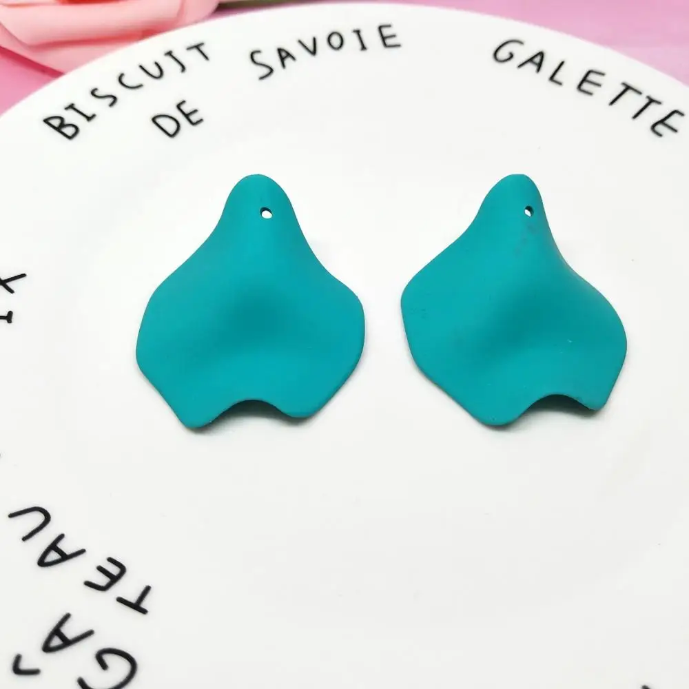 35 мм 2 шт.: Качественные корейские Сделай Сам смолы лепестки Листья серьги