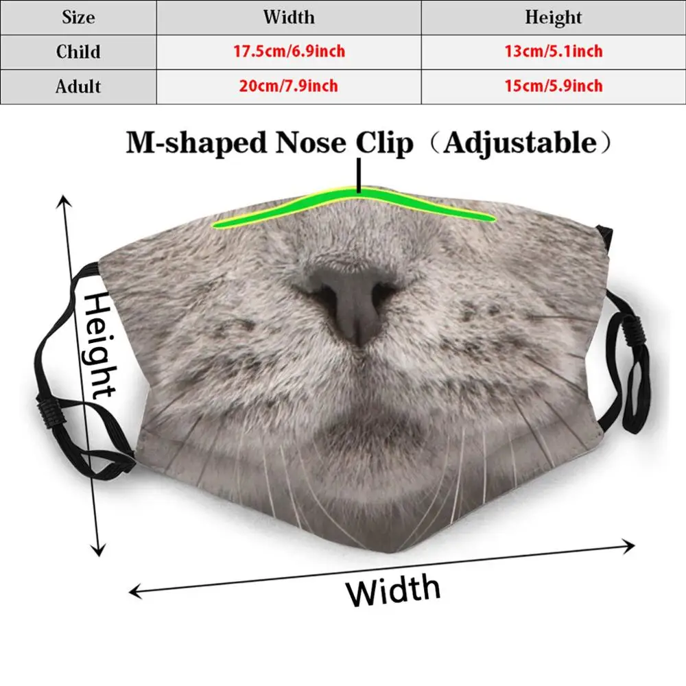 Маска для лица с фильтром Pm2.5 взрослых и детей | Аксессуары одежды