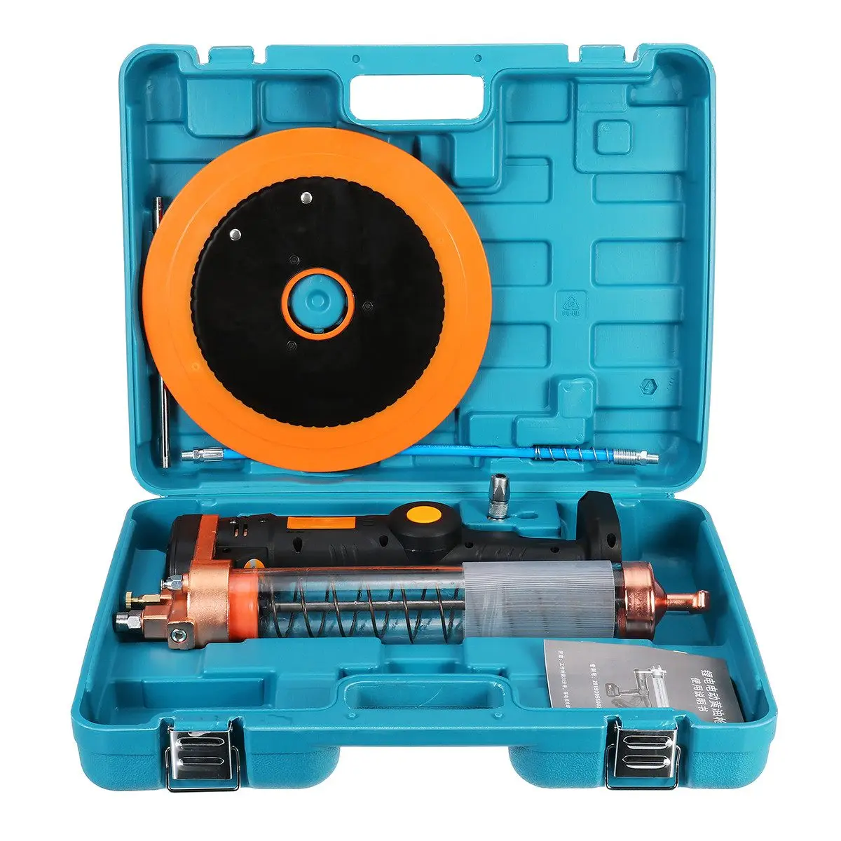 

Drillpro 18V 600ml Cordless Electric Grease Guns 12000PSI 600cc Power Tool Set for Makita 18V Lithium Battery