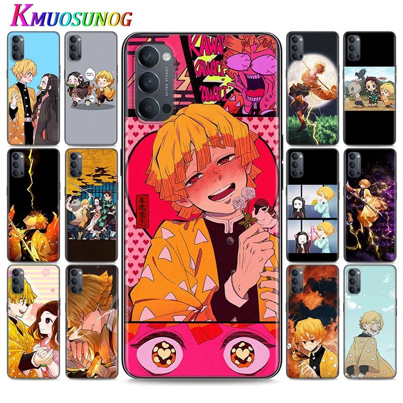 

Silicone Cover Kimetsu no Yaiba Zenitsu for OPPO Reno 4 3 Pro 10X Zoom 2 Z F ACE X2 Pro 5G A5 A9 2020 Phone Case