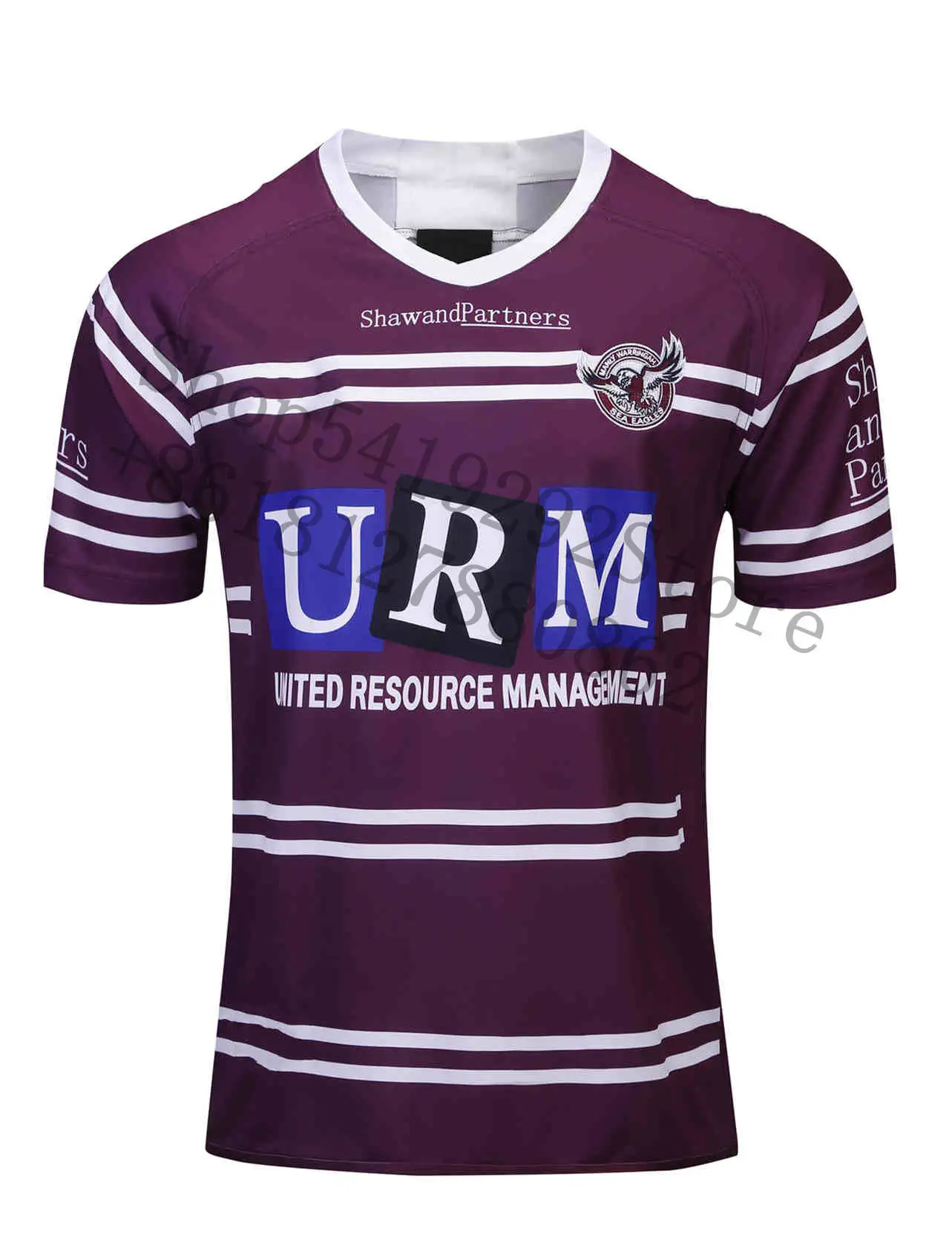 2019/20 MANLY SEAHAWK регби домашняя копия Джерси Размер: S 3XL заказное имя и номер заказ 10