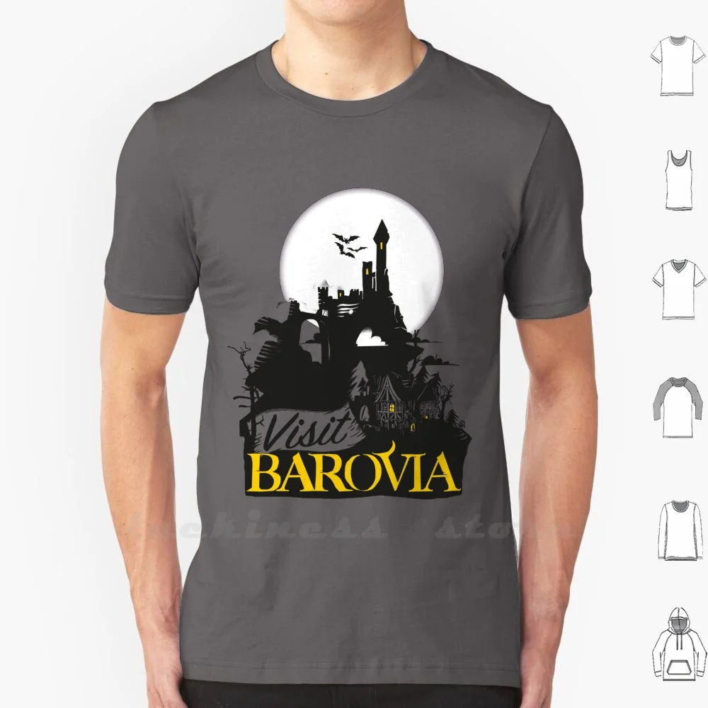 Visit Barovia T Shirt Cotton Men Women Teenage Dd Barovia Strahd Von Zarovich D20 Rpg Vampire Gothic Tim Burton