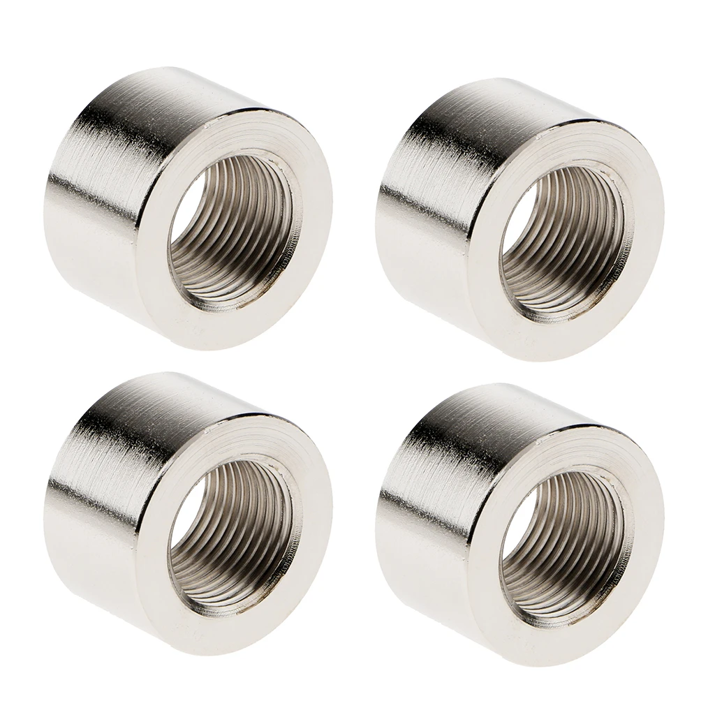 4 шт. прочный m18x1.5мм O2 Датчик кислорода булочка адаптер вытяжная база гайка 304