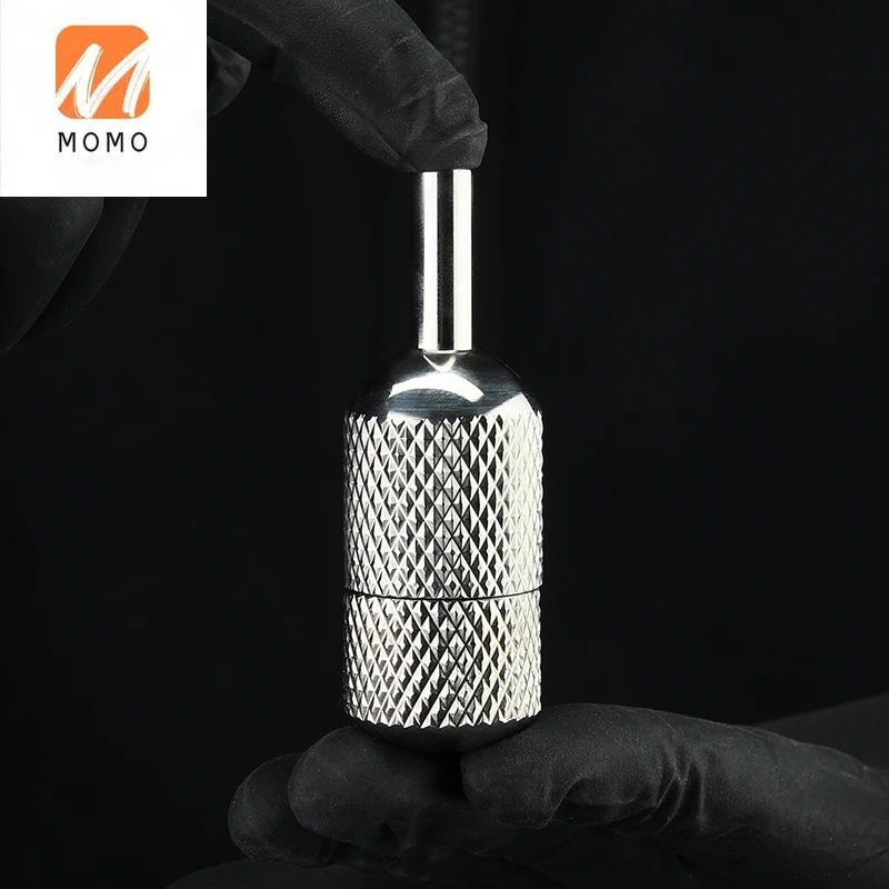 

Tattoo Material Stainless Steel Self-Locking Handle Connecting Rod Integrated Knurling 25MM Comfortable Grip Slip-Proof durable