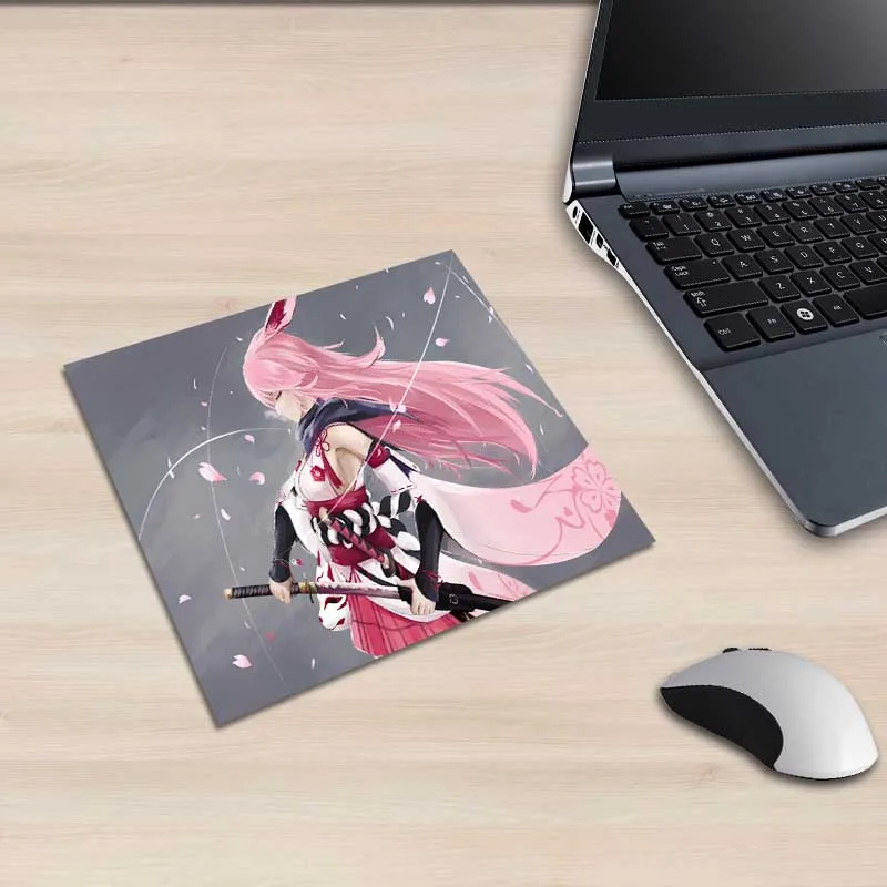 XGZ аниме квадратный коврик для мыши мультяшная милая девочка ноутбука ПК