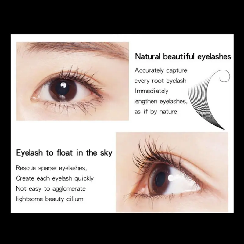 Набор 4D туши для ресниц с волоконным набором макияж более толстые