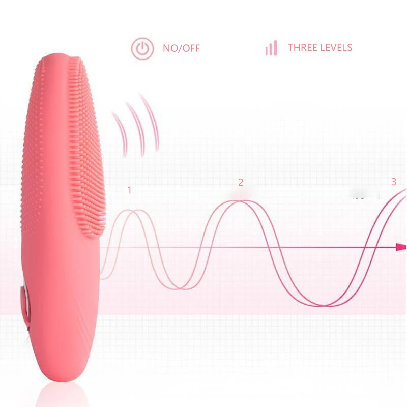 

Electric Facial Cleansing Brush Ultrasonic Silicone Sonic Face Cleanser Skin Mango Shape Washing Massager Brush Rechargeable