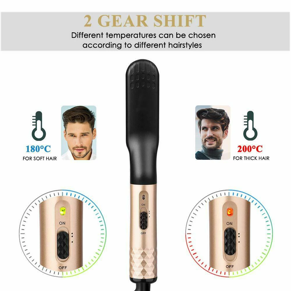 Расческа для выпрямления волос многофункциональная расческа щетка бороды