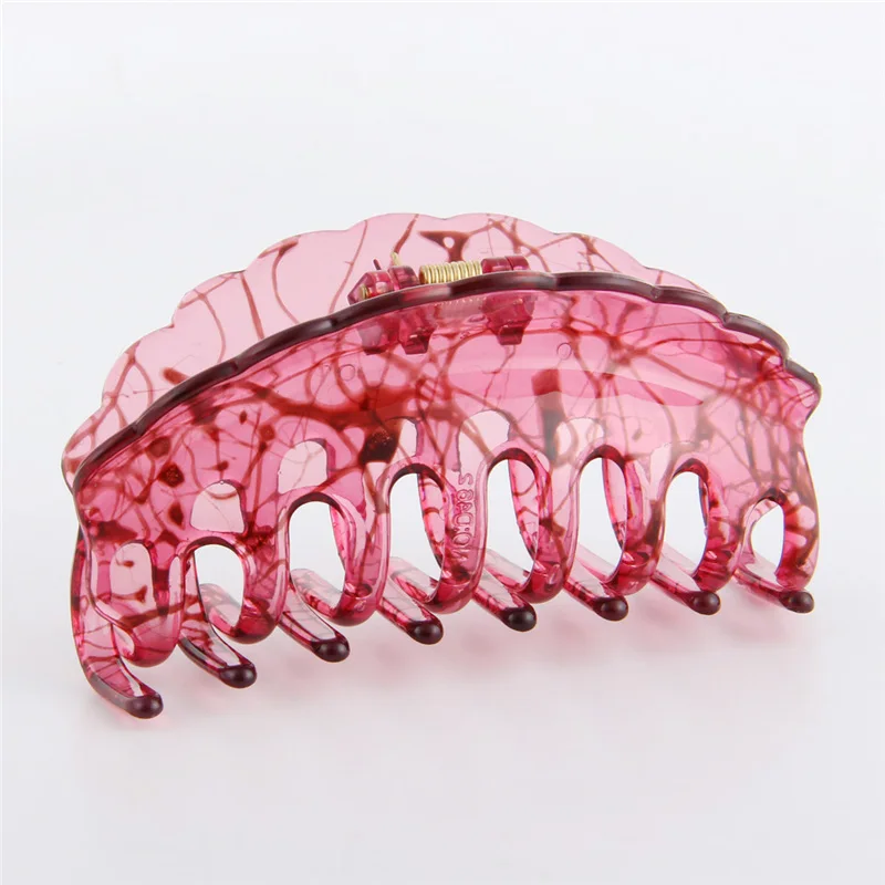 2020 новые женские аксессуары для волос в форме расчески большой заколки смолы