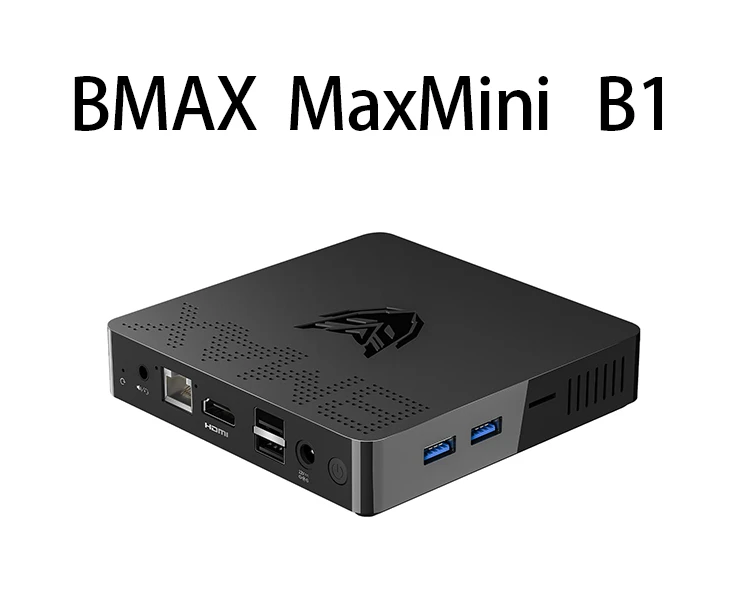 Bmax Мини ПК B1 Intel N3060 Windows 10 блок настольный компьютер HDMI и VGA выход порт s с