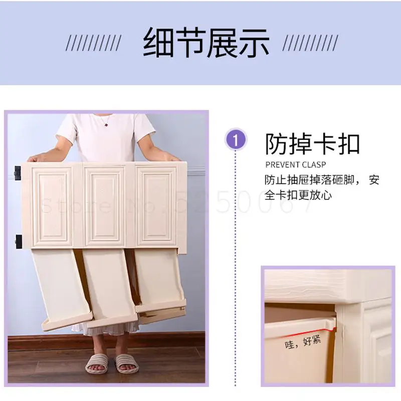 Утолщенный шкаф для приема ящик коробка пластиковый хранения детский гардероб