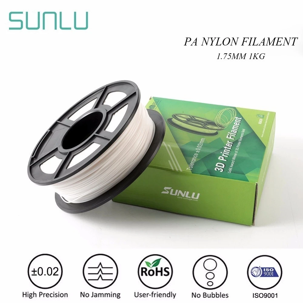 Нить для 3D принтера SUNLU PA Nylon V2 высокопрочная нейлоновая нить 1 75 мм кг материал