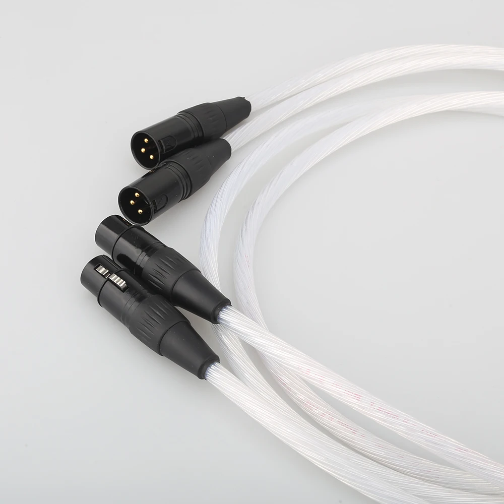 Кабель Audiocrast A27 Hifi XLR Hi end pure silver Plated 5N OCC Cable 2 Male to Female cable Balance line|Кабели VGA| |