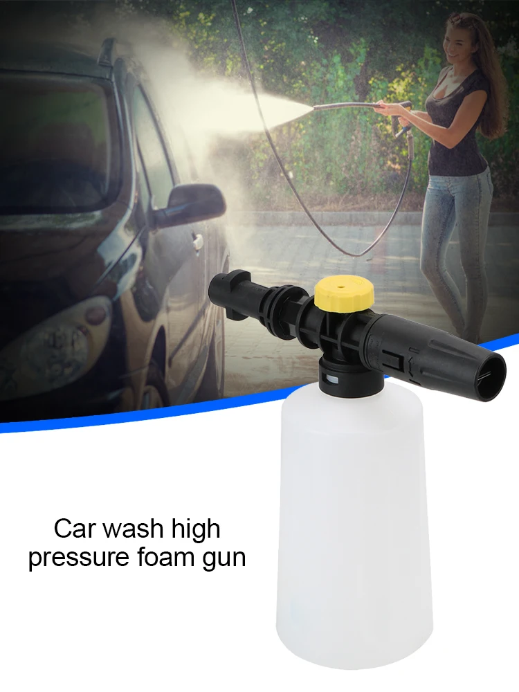 

Snow Foam Lance 750ML For Karcher K2 K3 K4 K5 K6 K7 Car Pressure Washers Soap Foam Generator With Adjustable Sprayer Nozzle