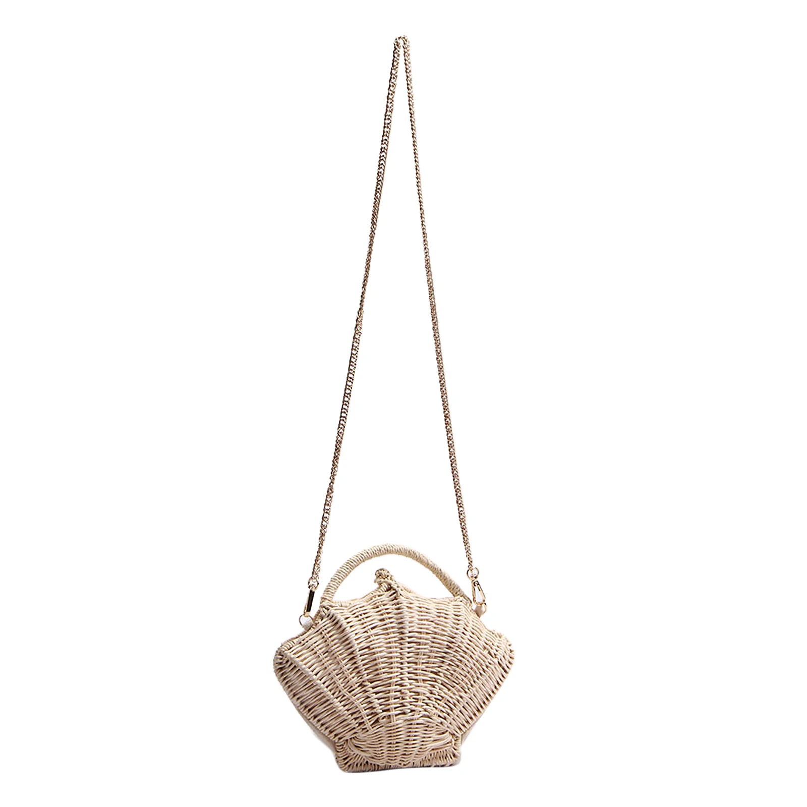 

Girls Mini Small Messenger Bag Beach Rattan Handbag Handwoven Woven Tote