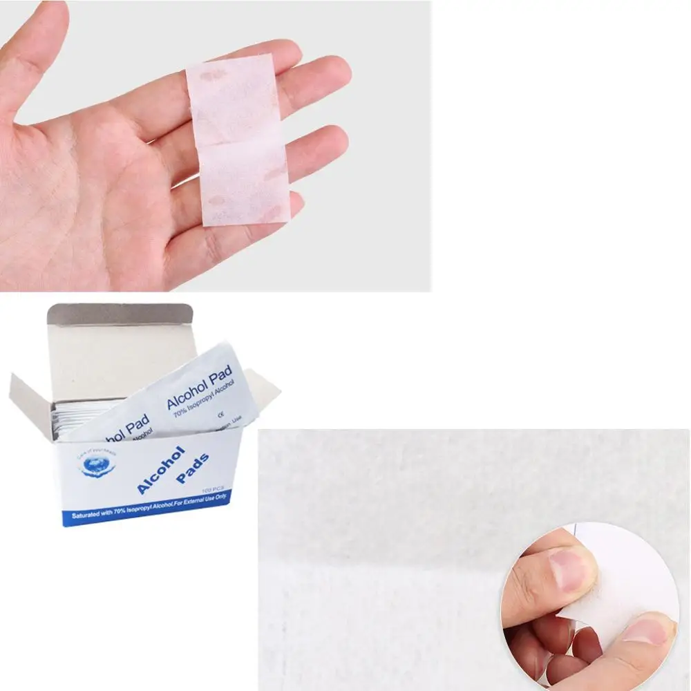 100 шт./кор. спиртовая салфетка дезинфицирующее устройство для очищения кожи
