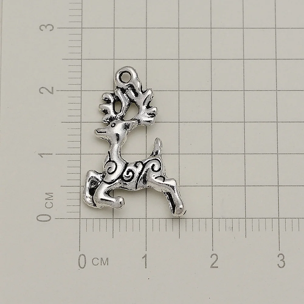 Подвески в виде оленя Sika посеребренные подвески античном стиле для ювелирных