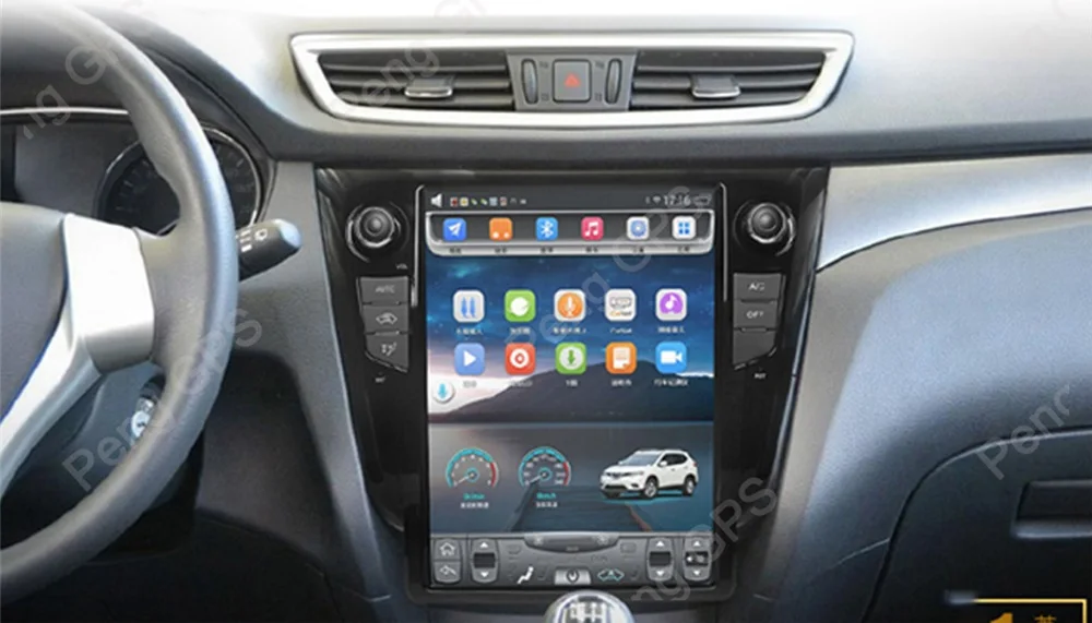 Android 8,1 Тесла вертикальный экран gps навигация для Nissan X-Trail 2013- аудио плеер 12," In-dash Carplay 1920*1080 блок