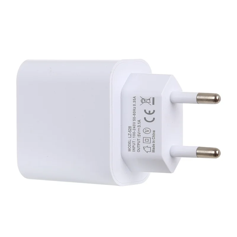 USB EU зарядное устройство 5V 3A зарядка настенное для iPhone X XS Max Redmi Samsung S9 Xiaomi Huawei