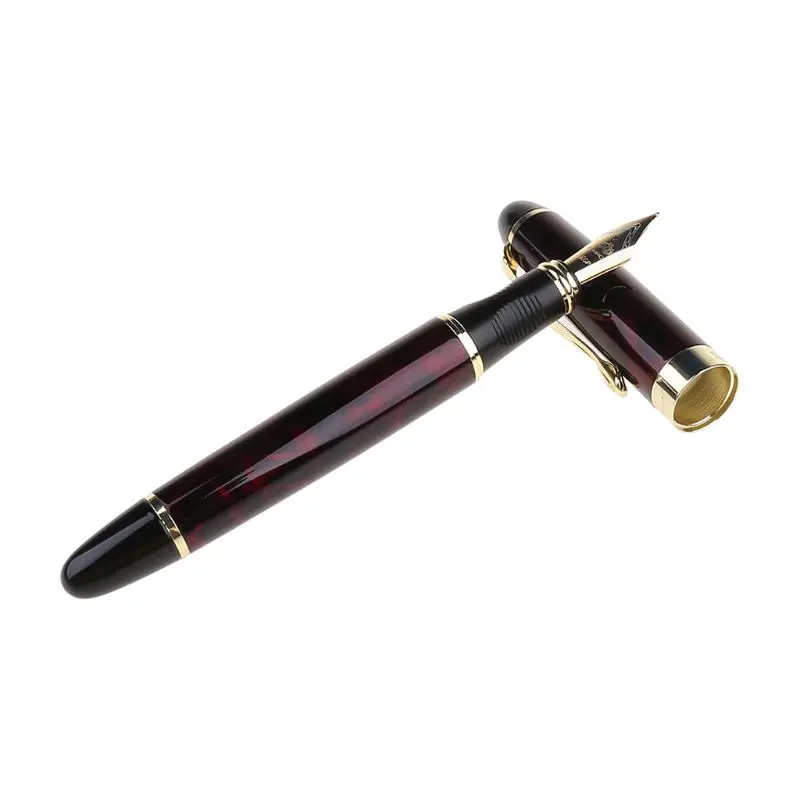 

New Jinhao X450 Fountain Pens Medium Nib Pen Gold Trim Quality Chic Writing Gift 1XCE