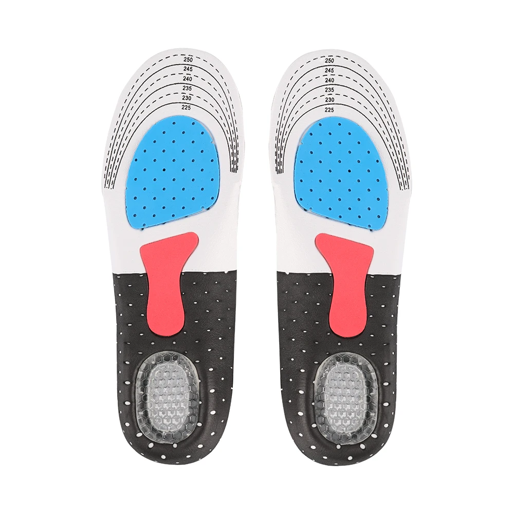 Ортопедические стельки с поддержкой свода стопы спортивные вставки для обуви бега гелевые поглощение