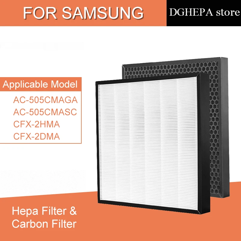 

Replacement HEPA and Active carbon air filter for Samsung AC-505CMAGA AC-505CMASC CFX-2HMA CFX-2DMA air purifier