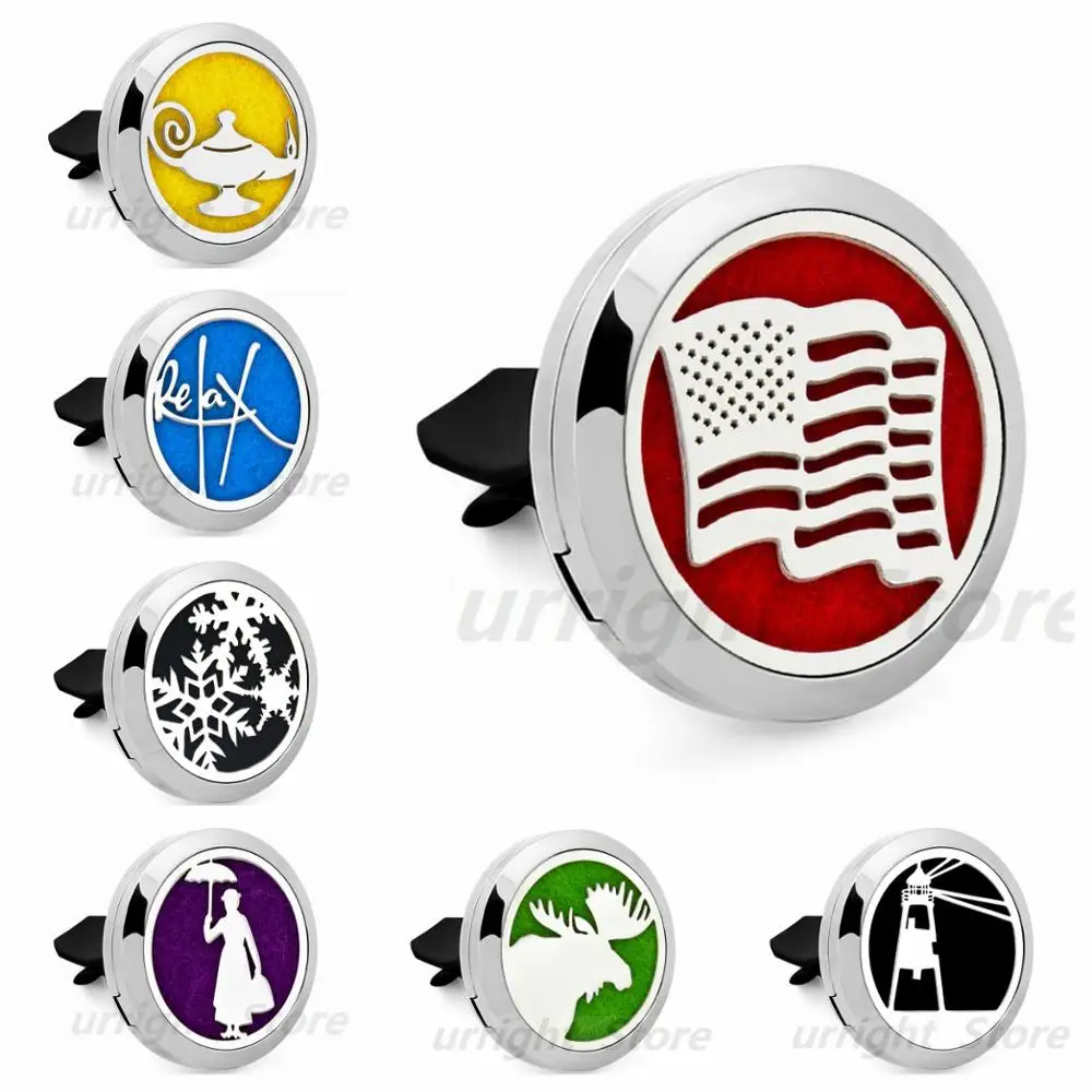 Флаг лампа Снежинка Арома эфирное масло автомобильный медальон со