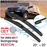 car wiper blade window windscreen windshield wipers blades j hook arm auto accessories for ssangyong rexton 2020 2002 2017