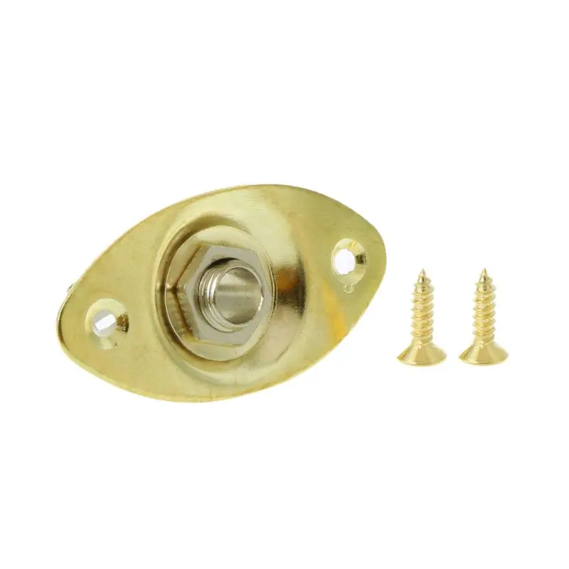 Электрическая гитара Бас Джек Розетка разъем вход/выход крышка пластина с 2