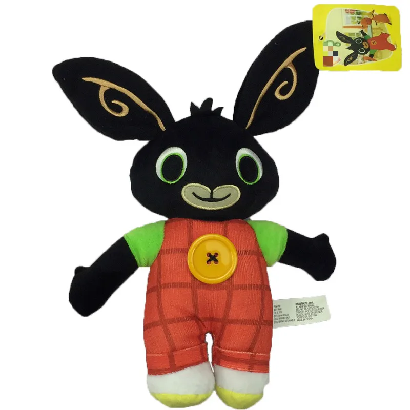 28CM Настоящая плюшевая игрушка Bing Bunny sula flop Hoppity Voosh pando bing coco, куклы peluche, игрушки для детей на день рождения, рождественские подарки - Цвет: 28CM