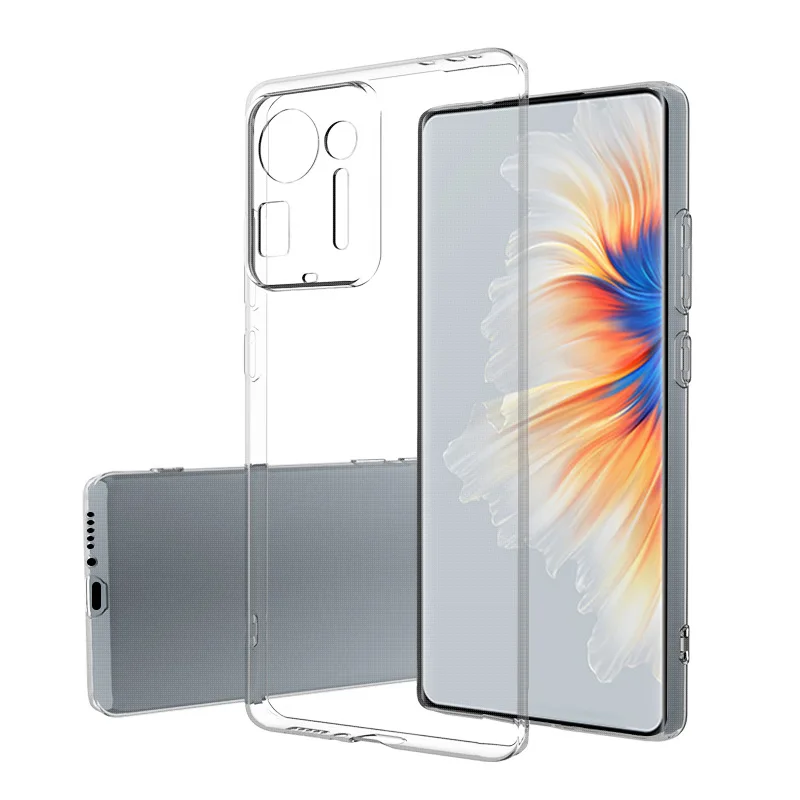 

Ultra-thin Clear Mobile Phone Case High Transparent Soft TPU Cover Anti-drop Protection Shell Fit For Xiaomi Mix 4 5G