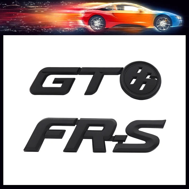3D ABS Премиум Качества GT86 FR S FRS капот автомобиля Fender багажник задний шильдик
